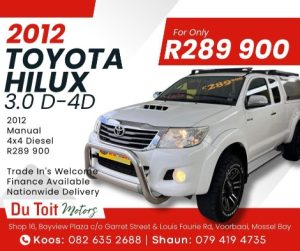 2012 Toyota Hilux 3.0 D4D 4×4