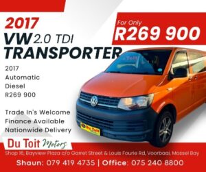 2017 VW TRANSPORTER 2.0 TDI