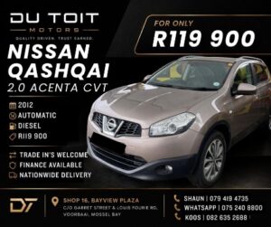 2012 Nissan Qashqai 2.0 CVT